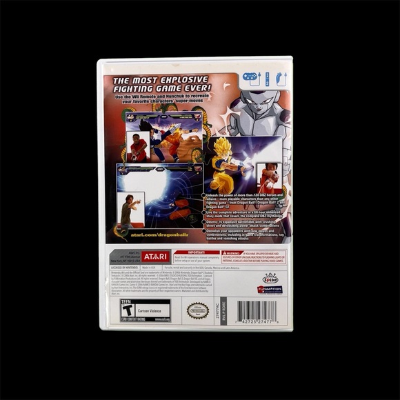 Dragon Ball Z: Budokai Tenkaichi 2 (Nintendo Wii, 2006) CIB - Picture 4 of 4